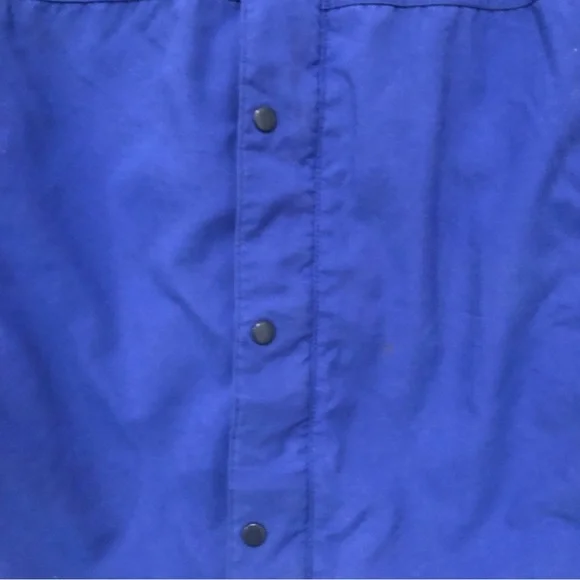 PATAGONIA MEN’S VTG BLUE PURPLE ZIP UP JACKET PACK AWSY HOODIE SMALL
